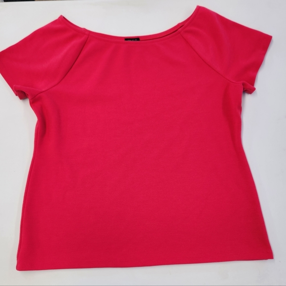 Ann Taylor pink capped sleeve shirt - Picture 1 of 4